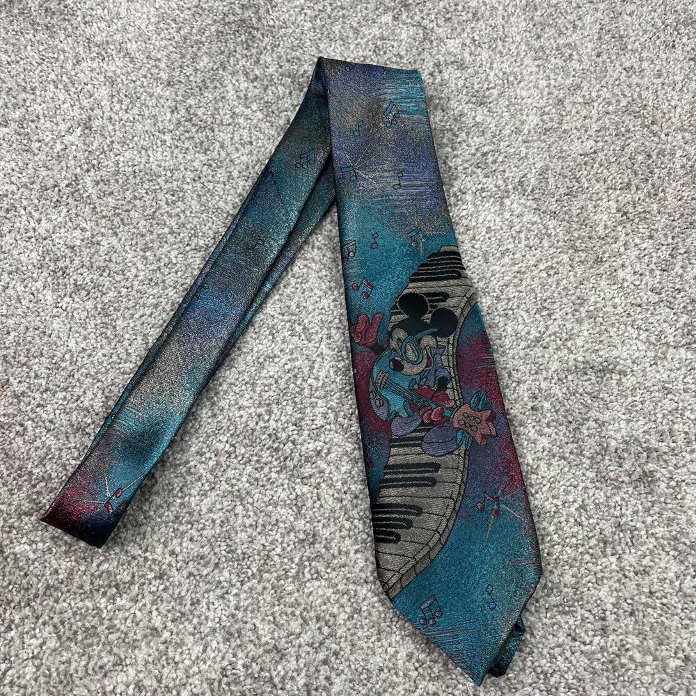 Vintage Blancine The Tie Works Mickey Mouse Made in USA neck tie